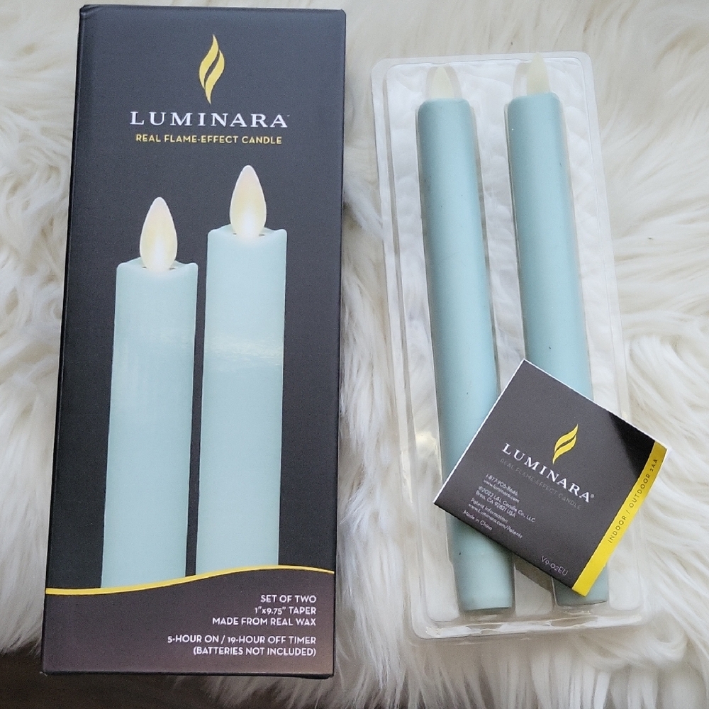 Luminara Real Flame-Effect Candle Set - Fresh Miny